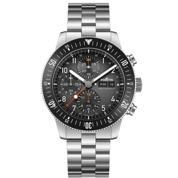 Zegarek Fortis Novonaut N-42 Legacy Edition Block Bracelet - F2040008