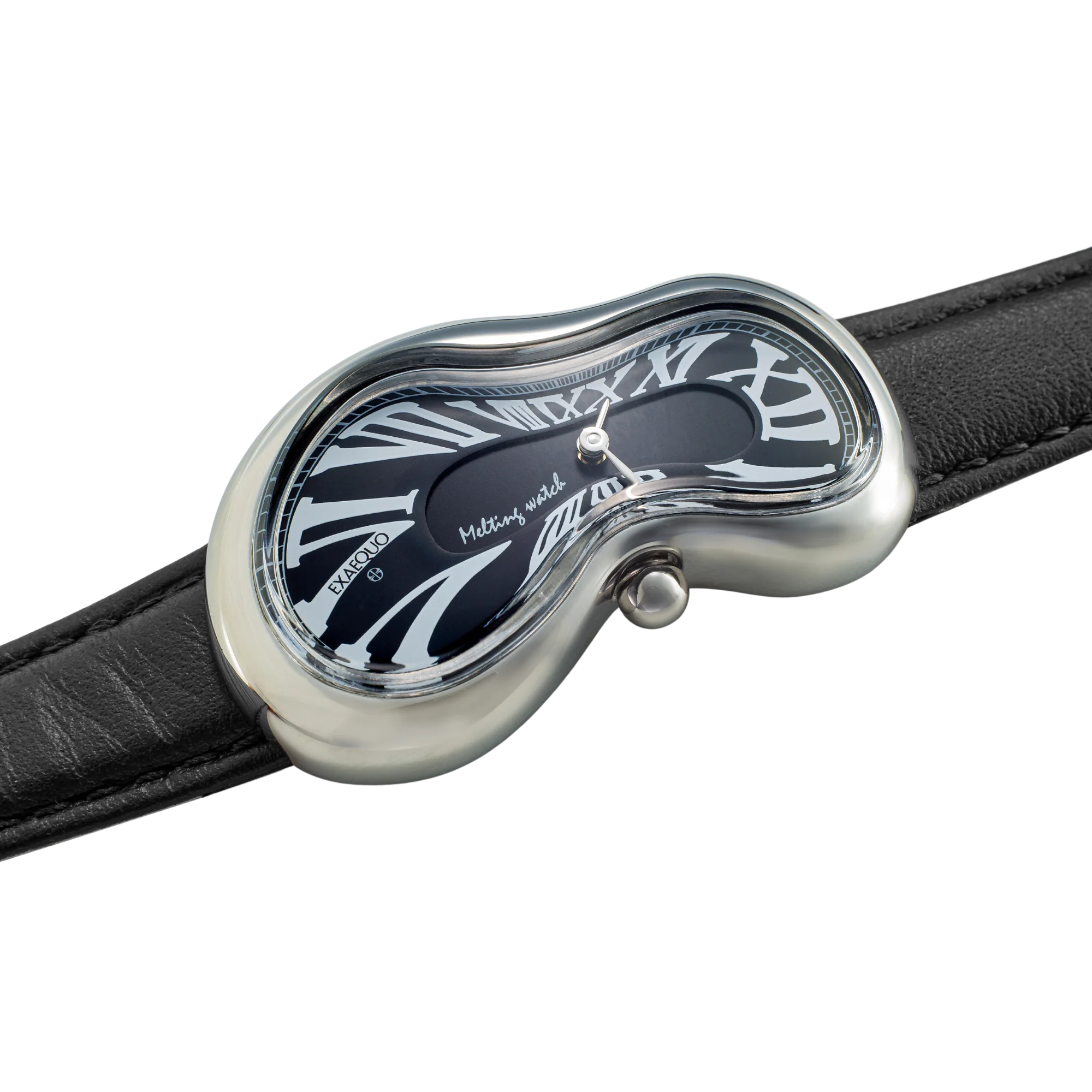 Zegarek Exaequo Melting Watch Silver Black - EX0001.0001