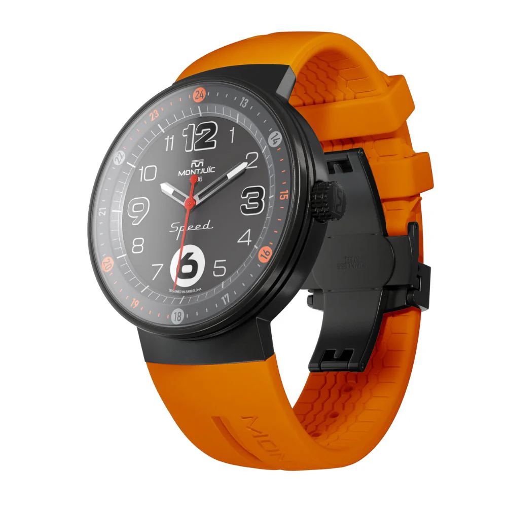 Zegarek Montjuïc Speed Orange Standard PVD - MJ1.0101.B