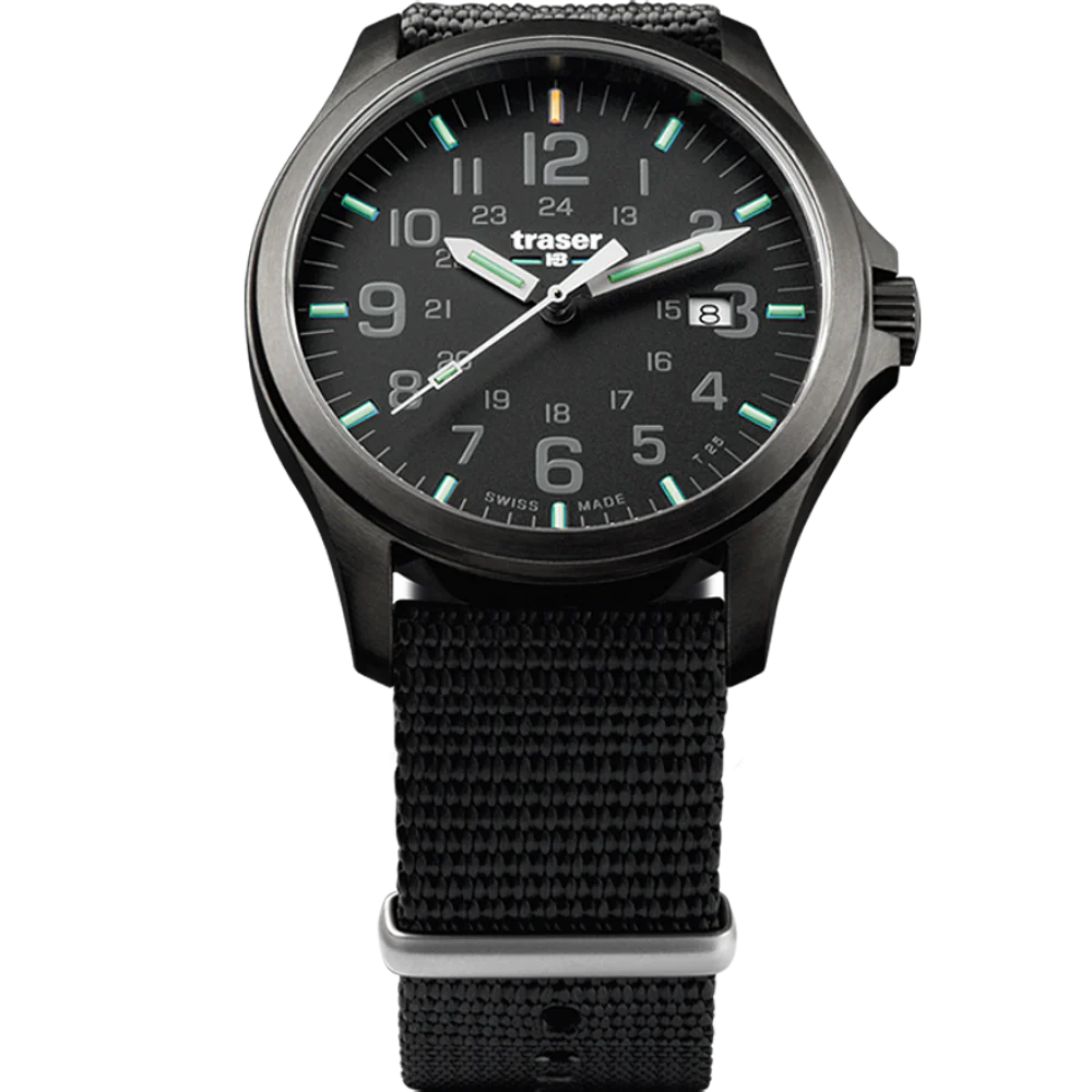 Zegarek męski Traser P67 Officer Pro GunMetal Black - 107422