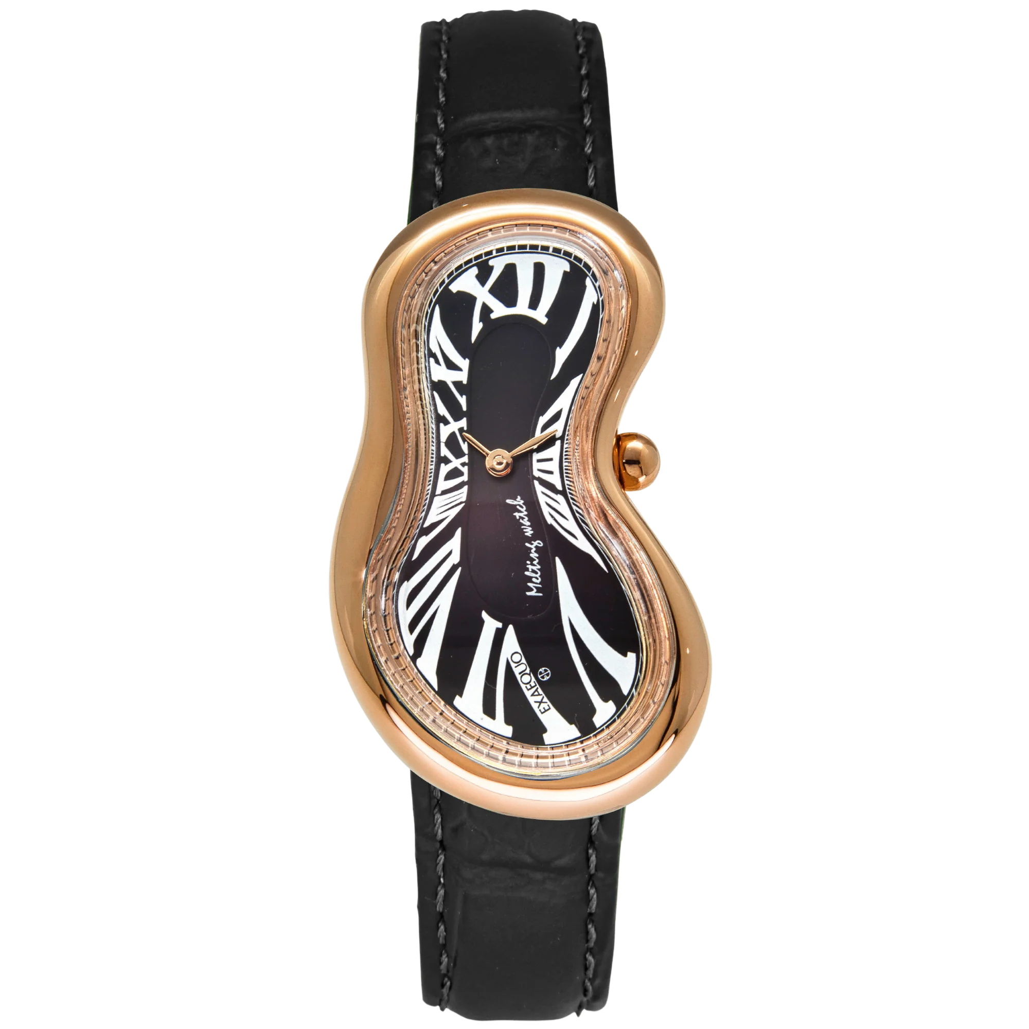 Zegarek Exaequo Melting Watch Rose Gold Black - EX0003.0001
