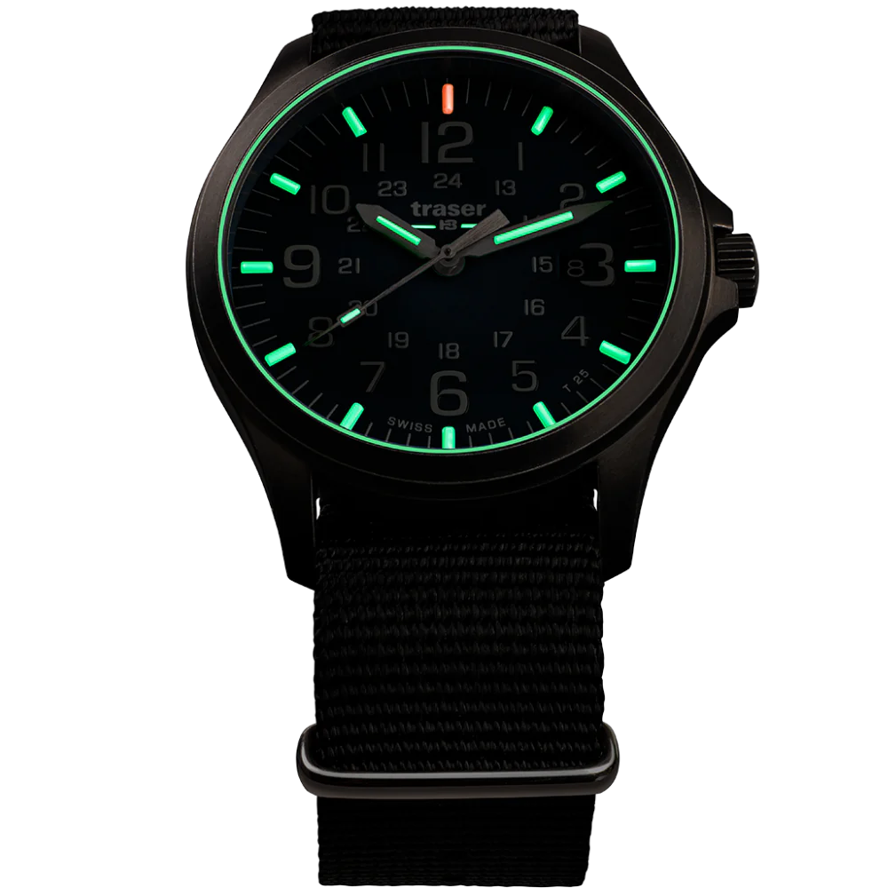 Zegarek męski Traser P67 Officer Pro GunMetal Blue - 108632