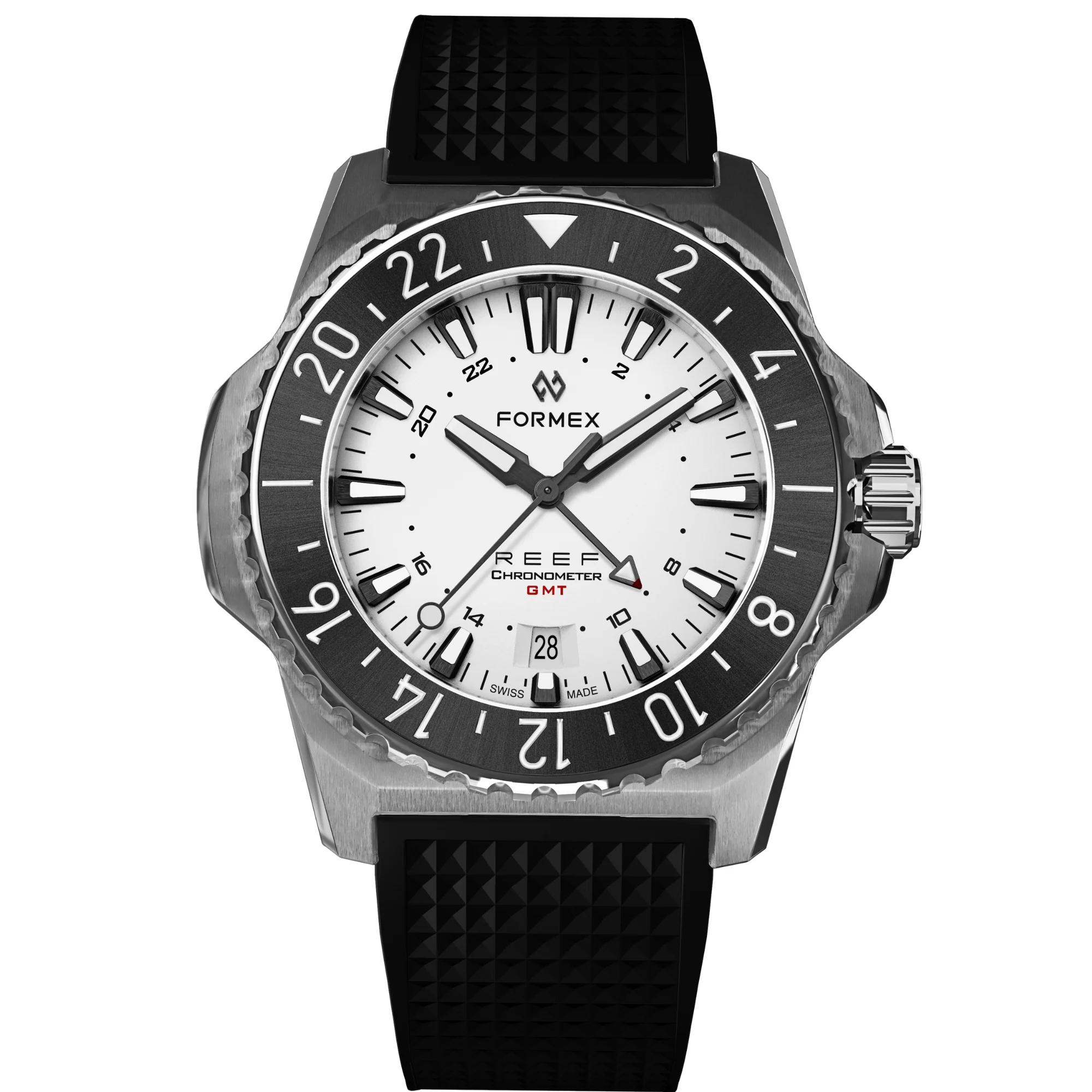 Zegarek FORMEX Reef GMT White 42 COSC - 2202.1.5312.910