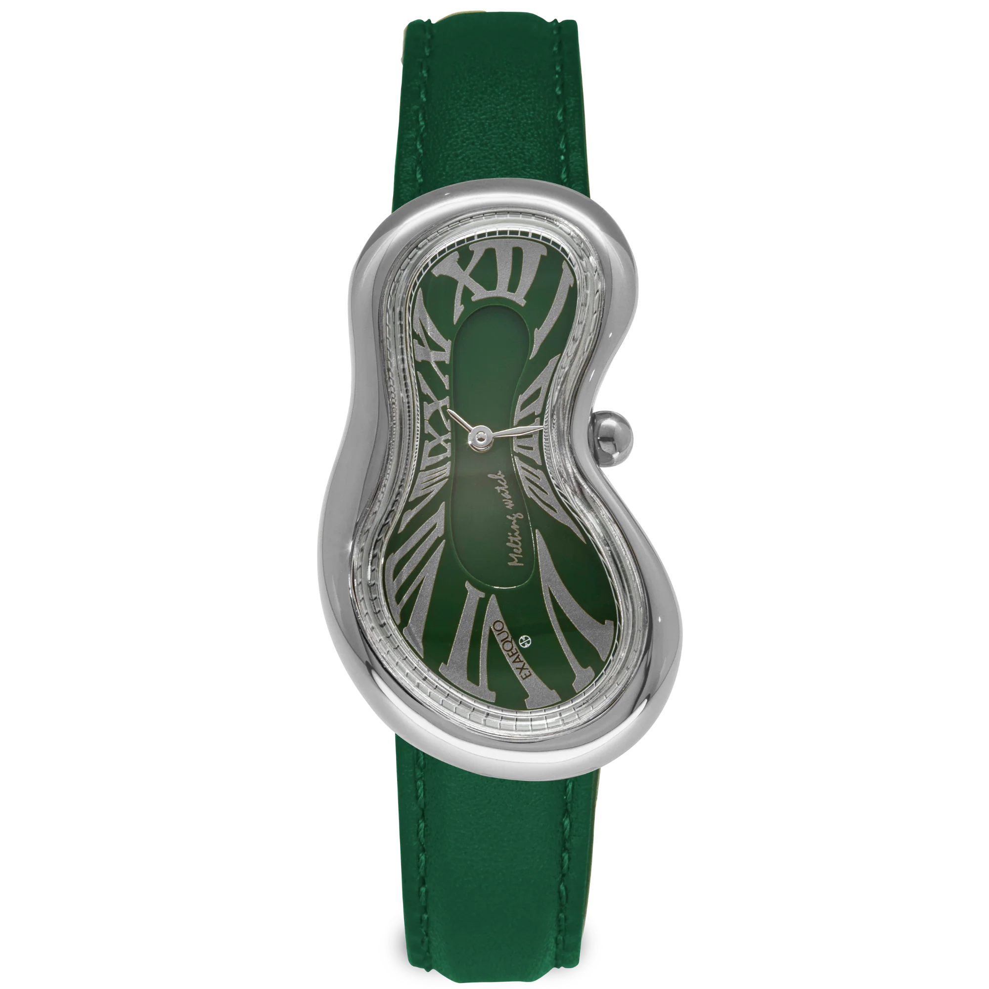 Zegarek Exaequo Melting Watch Silver Green - EX0001.0005