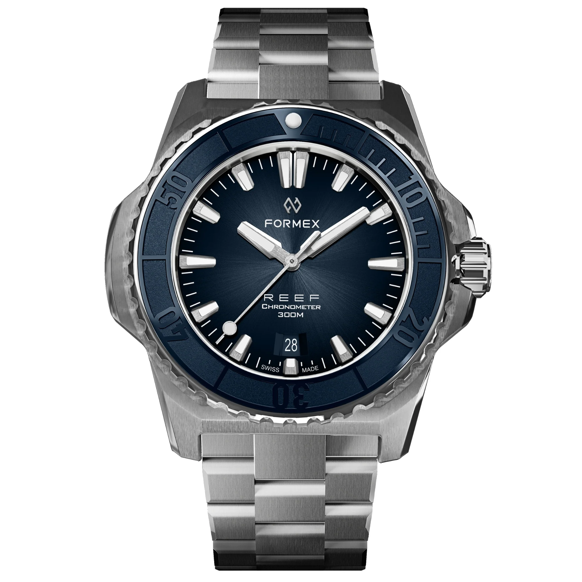 Zegarek FORMEX Reef Blue 42 COSC - 2200.1.6333.100