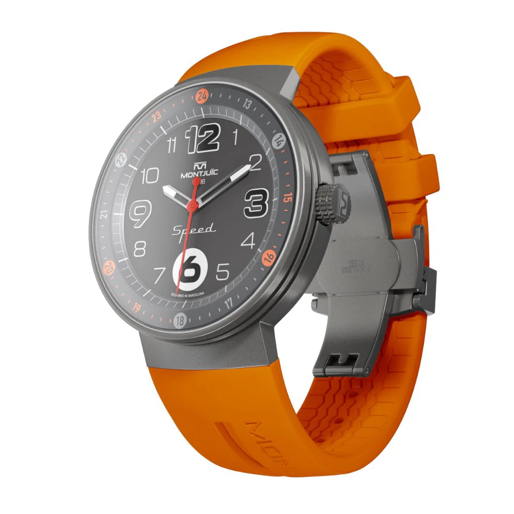 Zegarek Montjuïc Speed Orange Standard SS - MJ1.0101.S