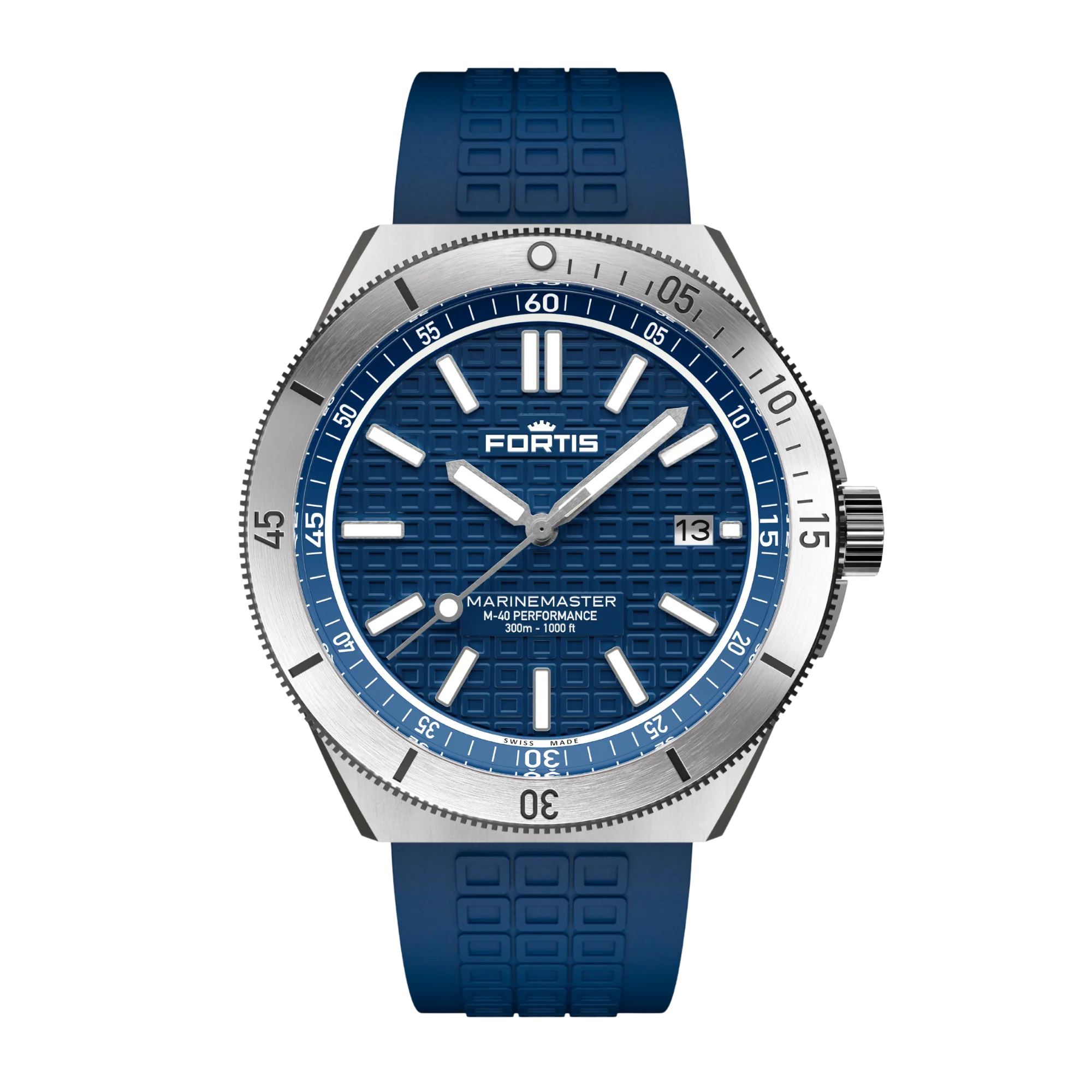 Zegarek Fortis Marinemaster M-40 Ocean Blue - 8120028