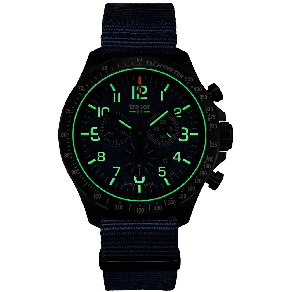 Zegarek męski Traser P67 Officer Pro Chronograph Blue - 109461