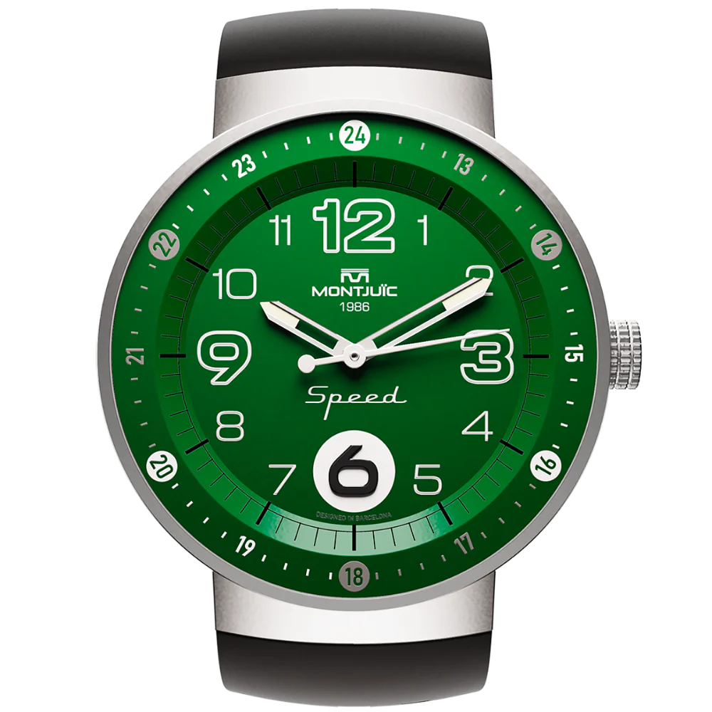 Zegarek Montjuïc Speed Green Elegance SS - MJ1.0305.S