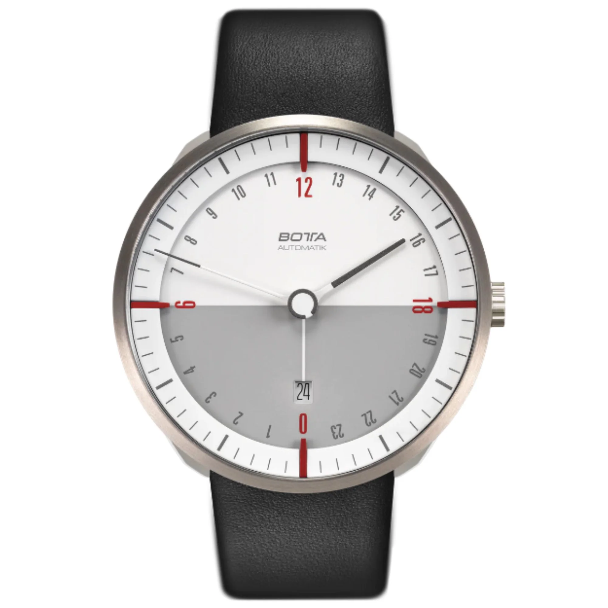 Zegarek BOTTA Design TRES 24 Automatic White-Red 40 mm