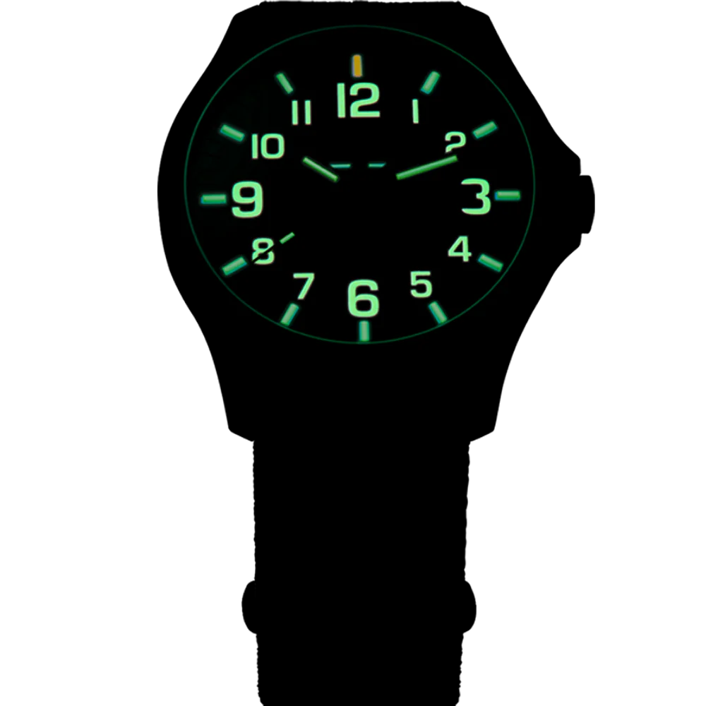 Zegarek męski Traser P67 Officer Pro GunMetal Black/Lime - 107426