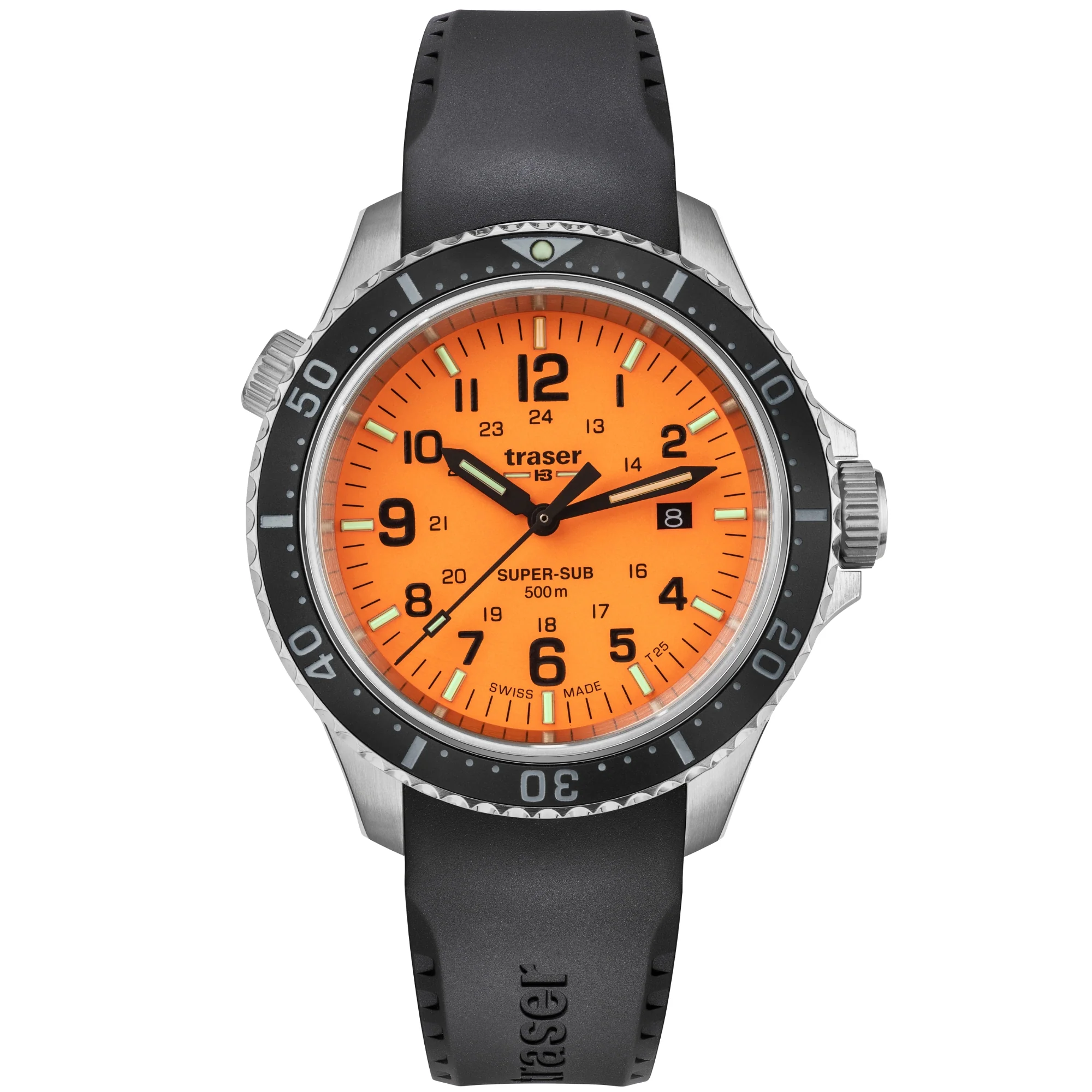 Zegarek męski Traser P67 Diver Orange - 109380