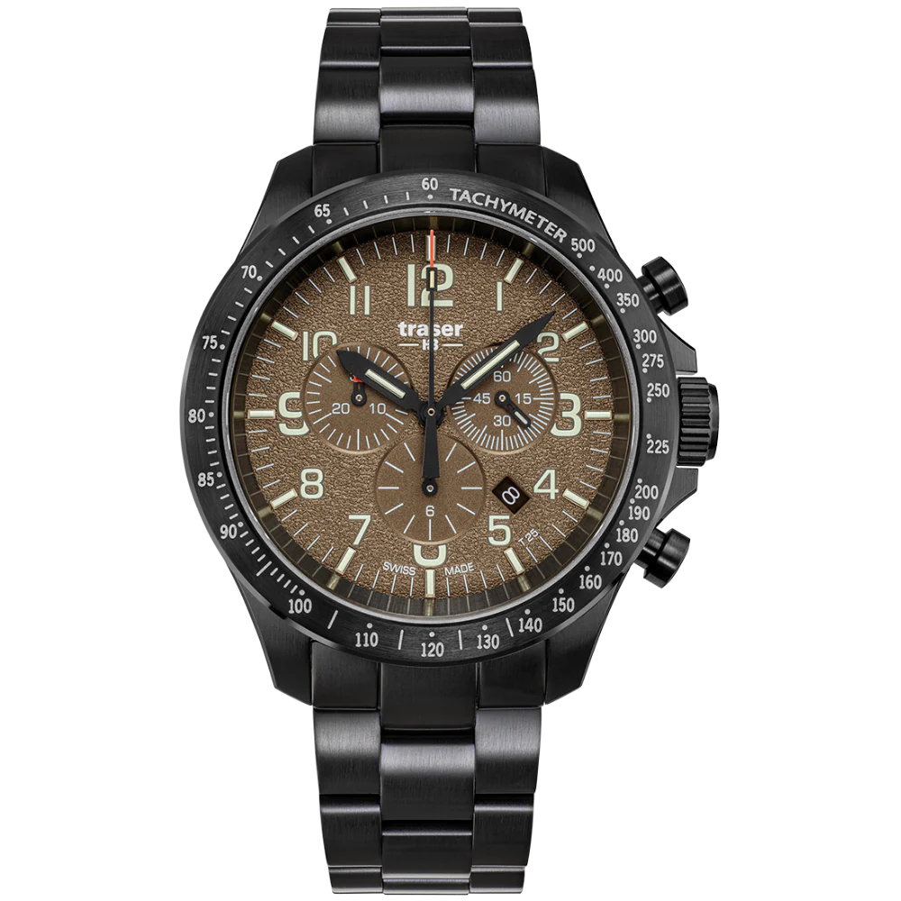 Zegarek męski Traser P67 Officer Pro Chronograph Khaki - 109460