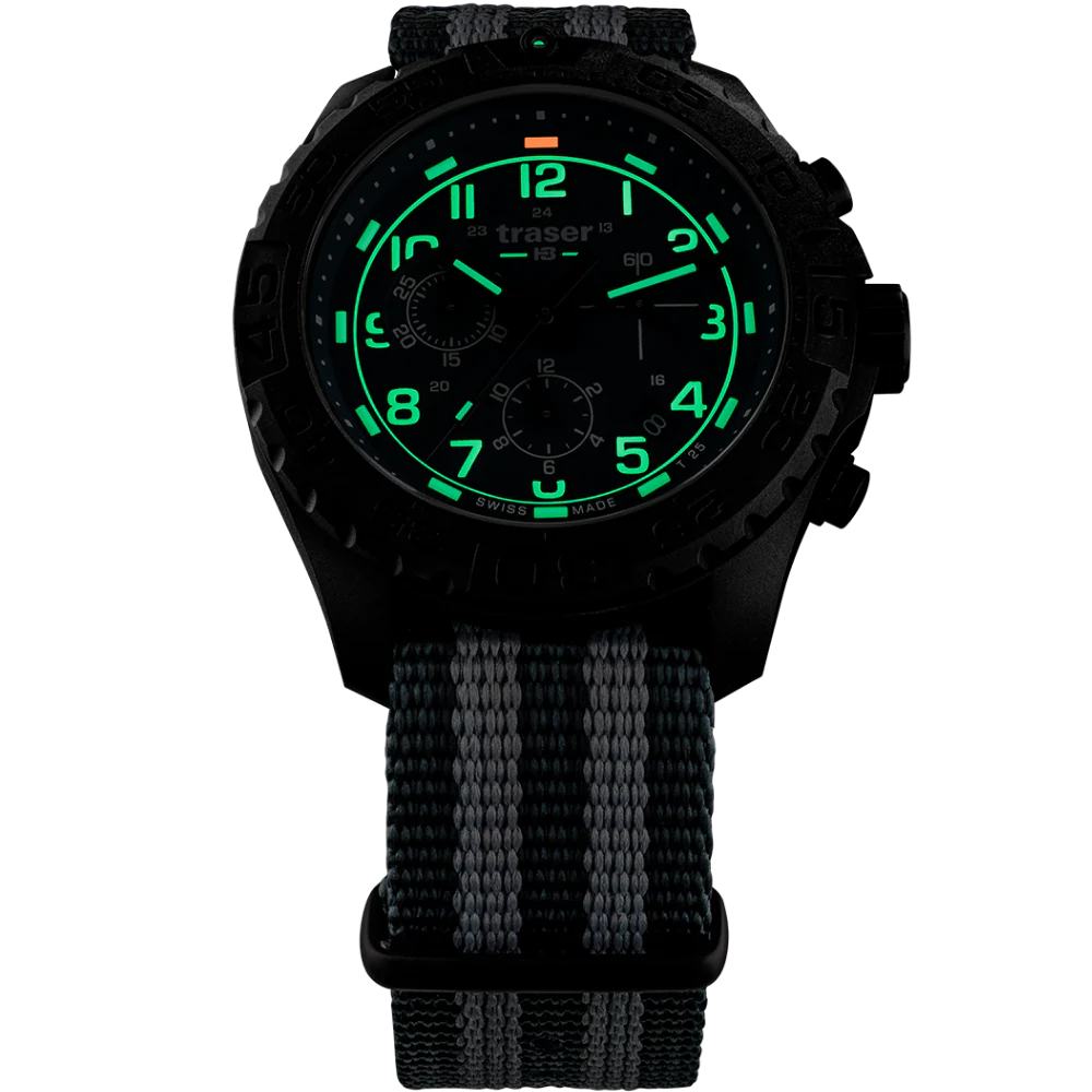 Zegarek męski Traser P96 Outdoor Pioneer Evolution Chrono Grey - 109046