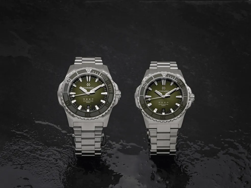 Zegarek FORMEX Reef Green 39,5 COSC - 2201.1.6300.910