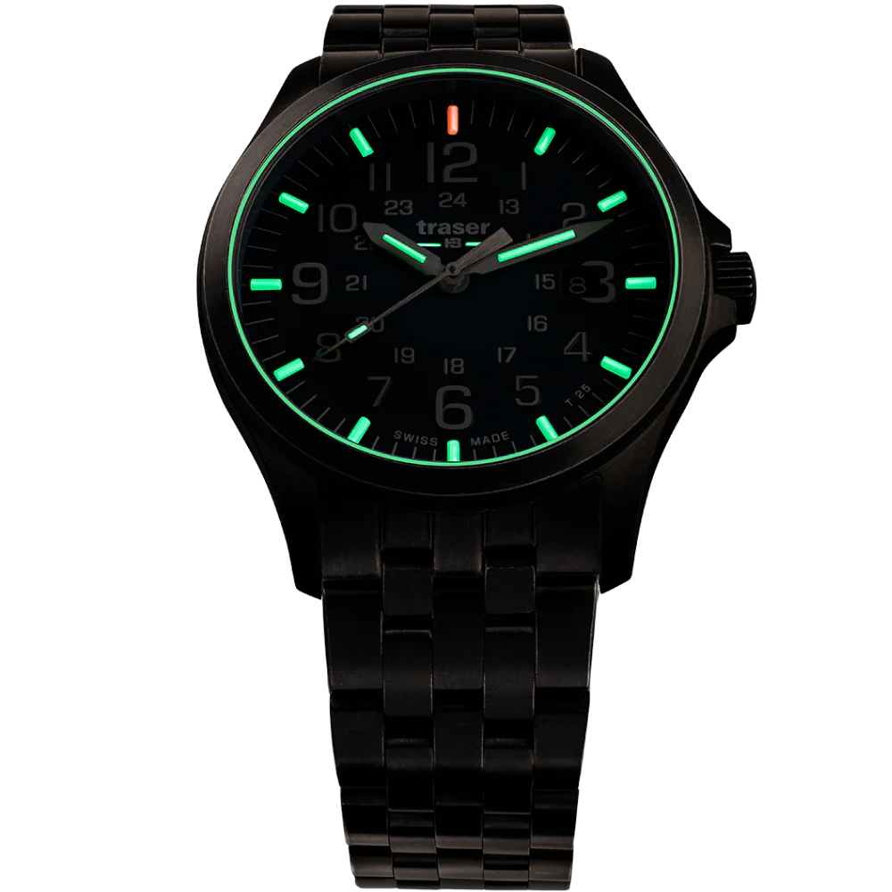 Zegarek męski Traser P67 Officer Pro GunMetal Blue - 108739