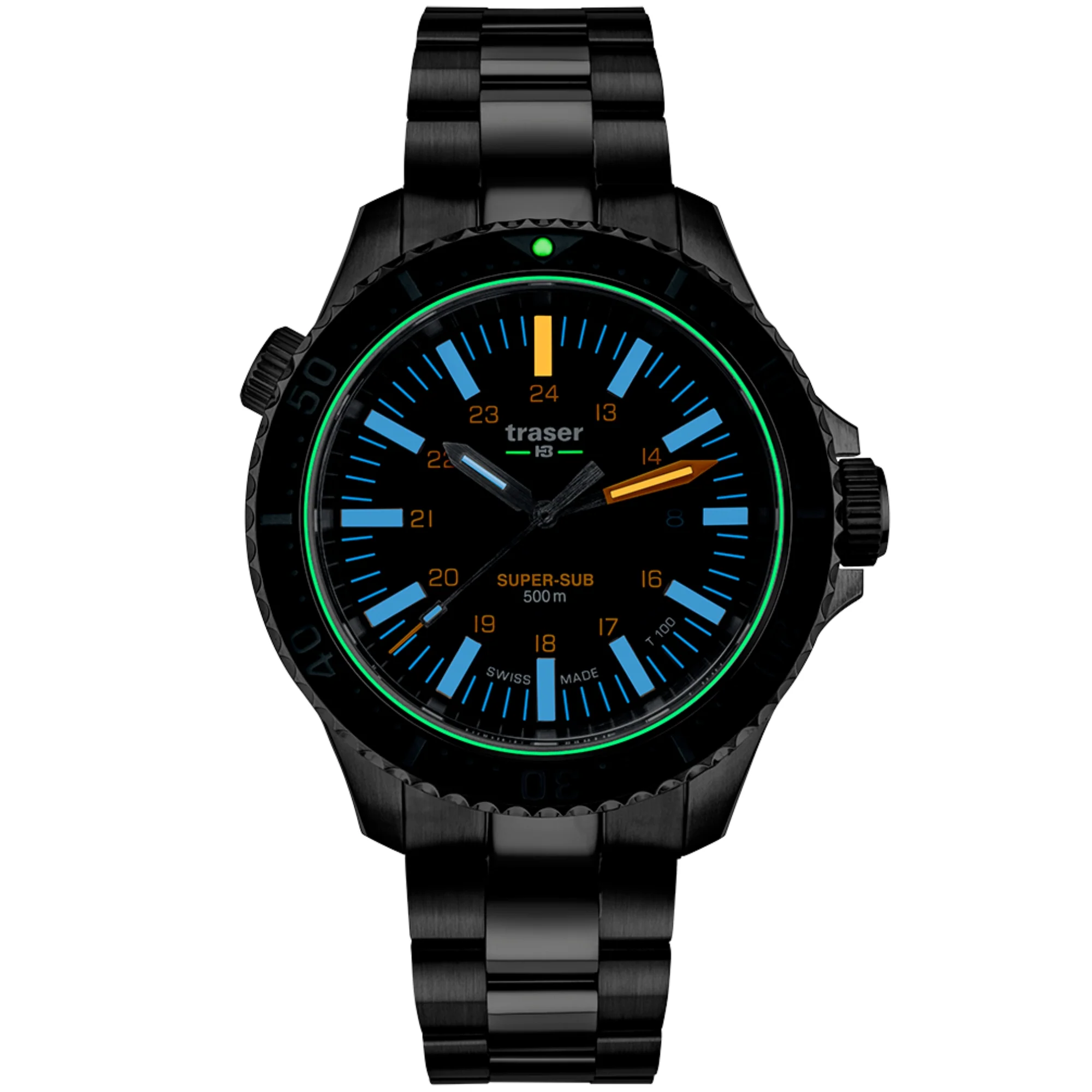Zegarek męski Traser P67 Diver Blue T100 - 109372