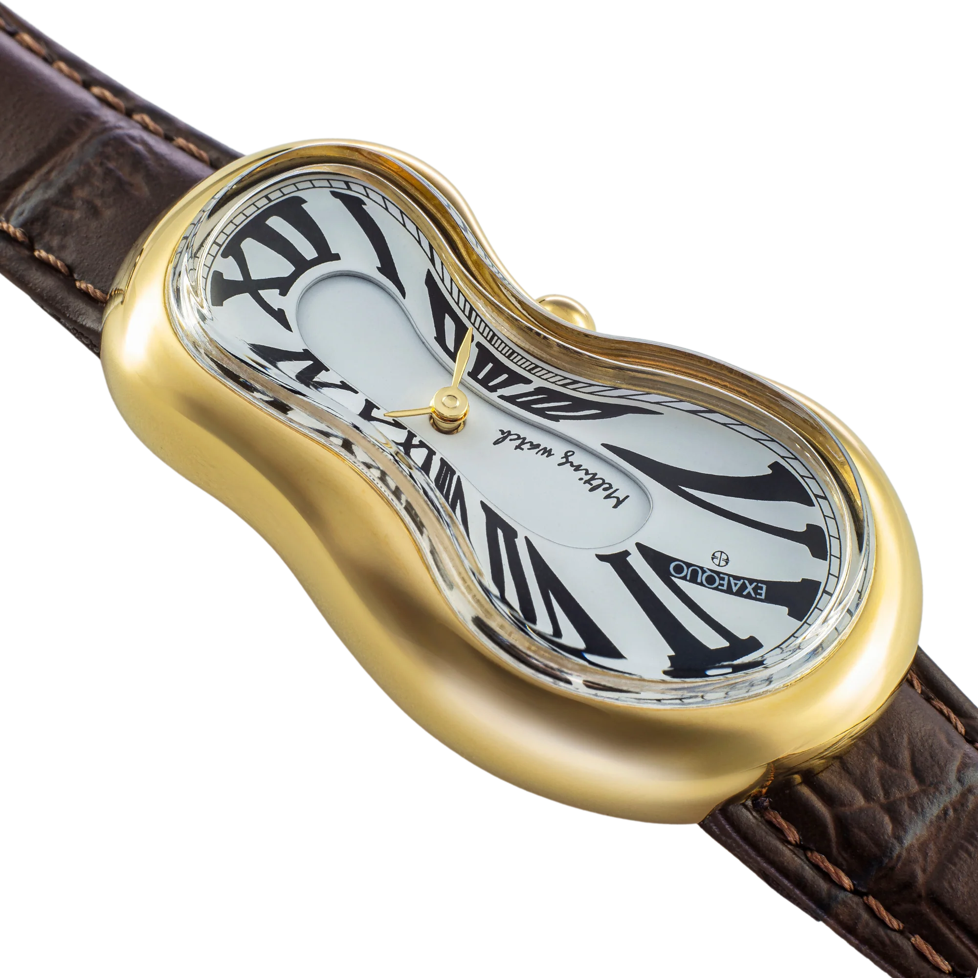 Zegarek Exaequo Melting Watch Gold White - EX0002.0002
