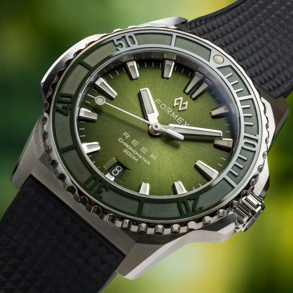 Zegarek FORMEX Reef Green 39,5 COSC - 2201.1.6300.910