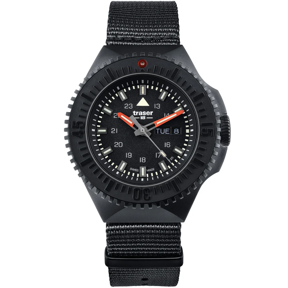 Zegarek męski Traser P69 Black Stealth - Black - 109854