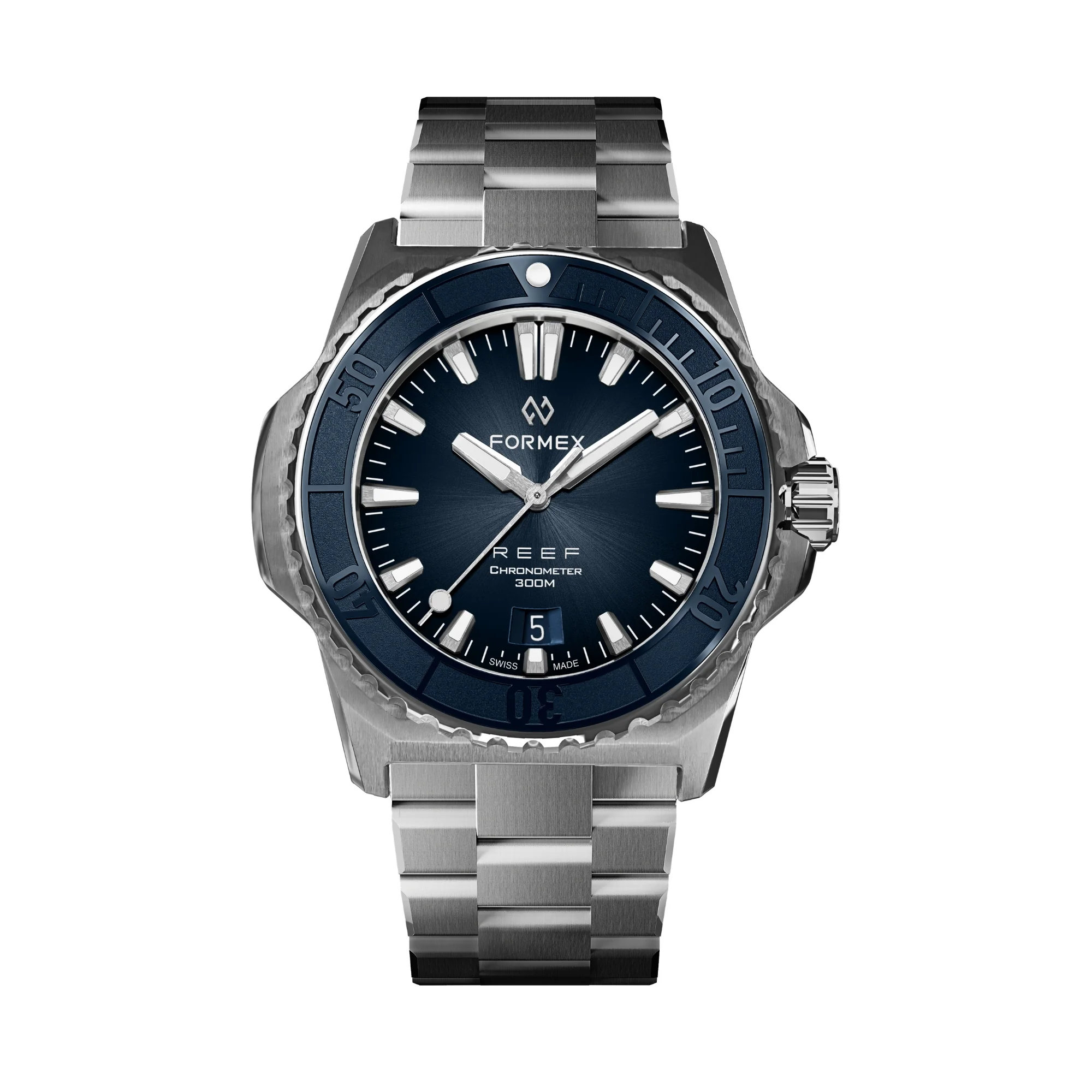 Zegarek FORMEX Reef Blue 39,5 COSC - 2201.1.6333.100