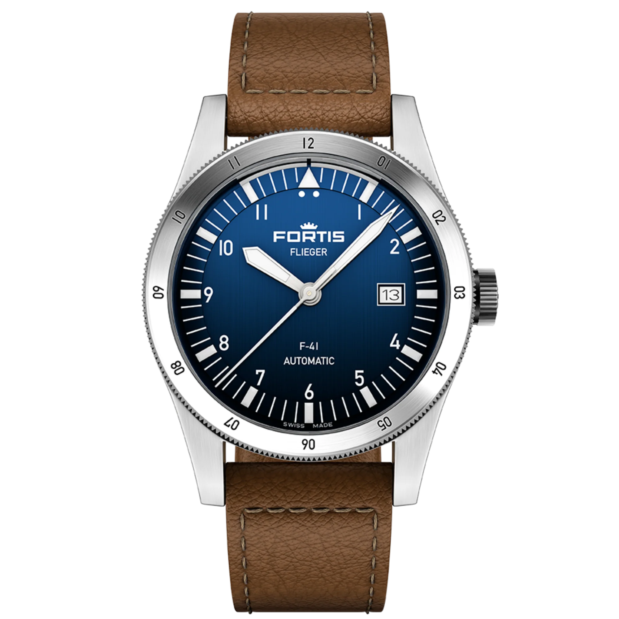 Zegarek Fortis Flieger F-41 Automatic Liberty Blue - 4220025