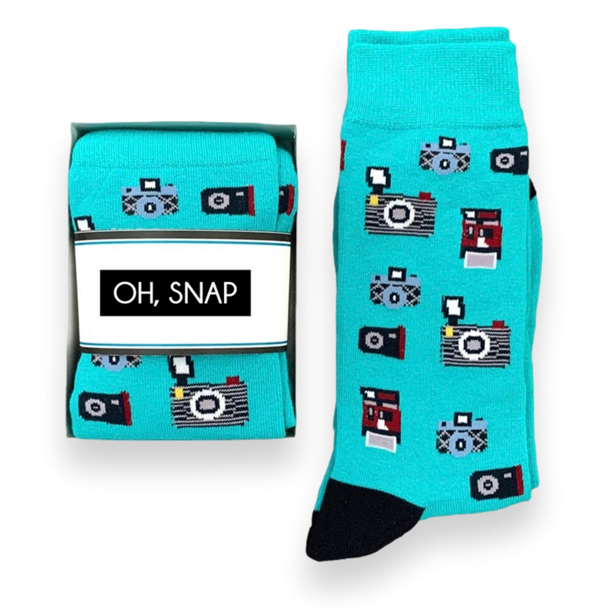 Camera Socks With Photographer Quotes