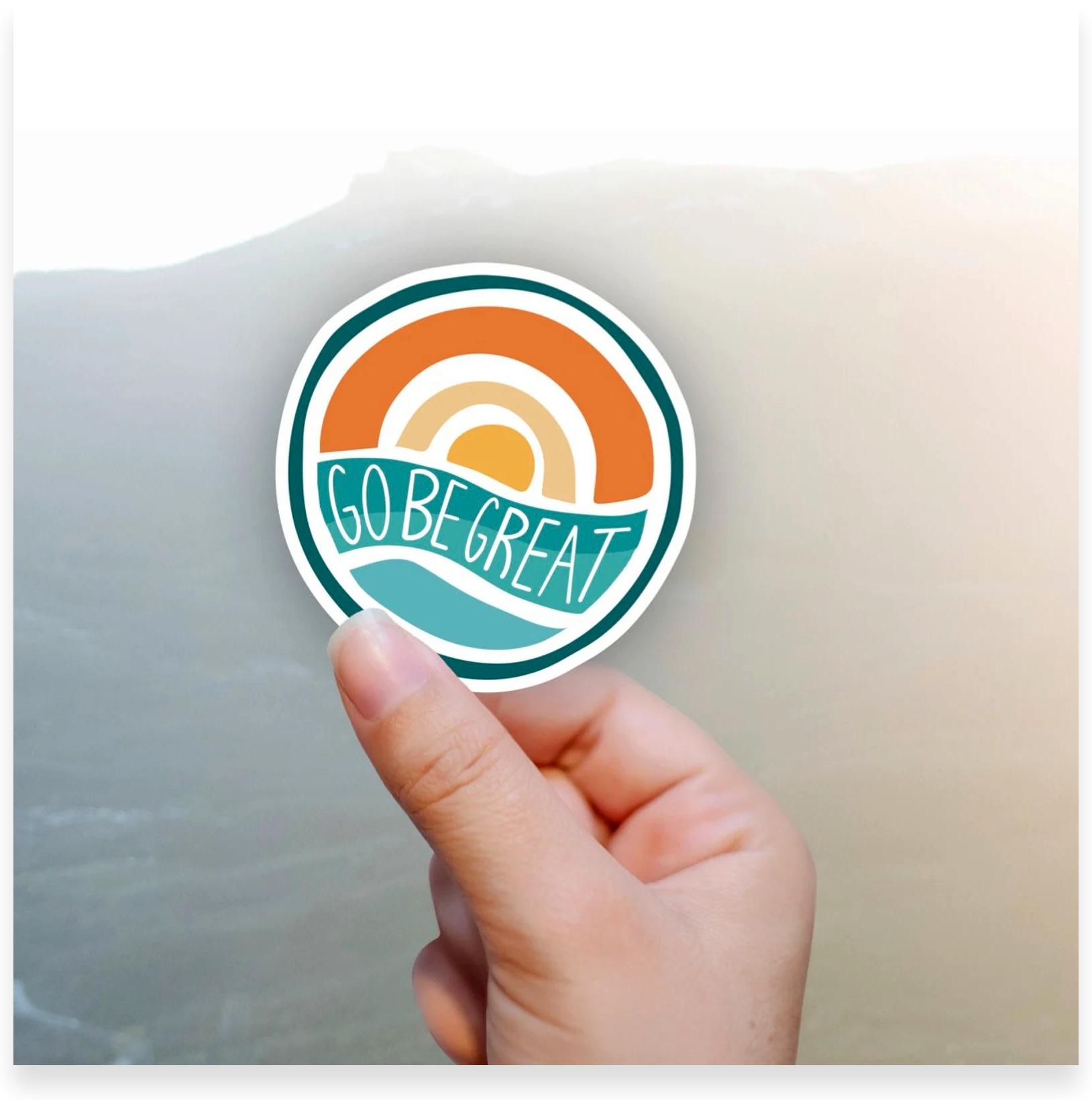 Go Be Great Inspirational Vinyl Sticker