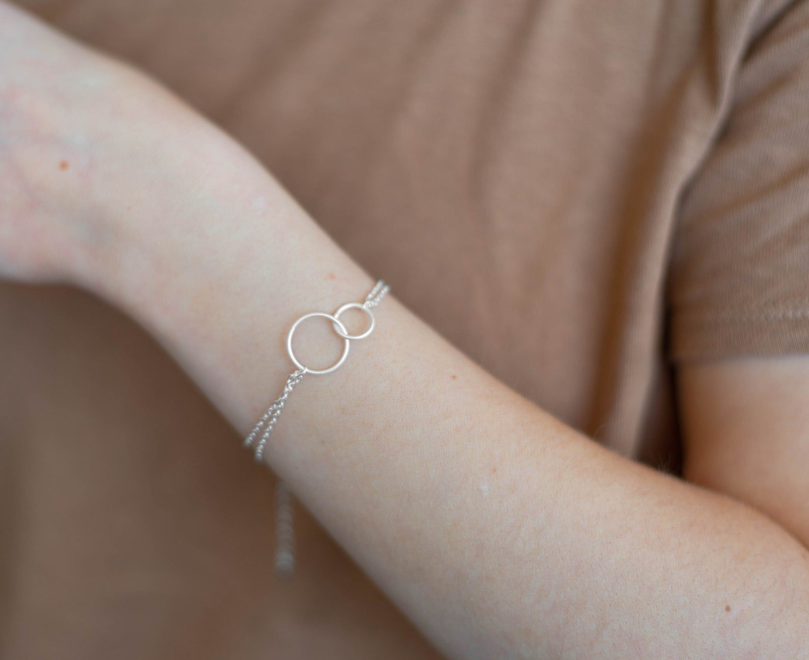 Family is Forever Double Ring Bracelet