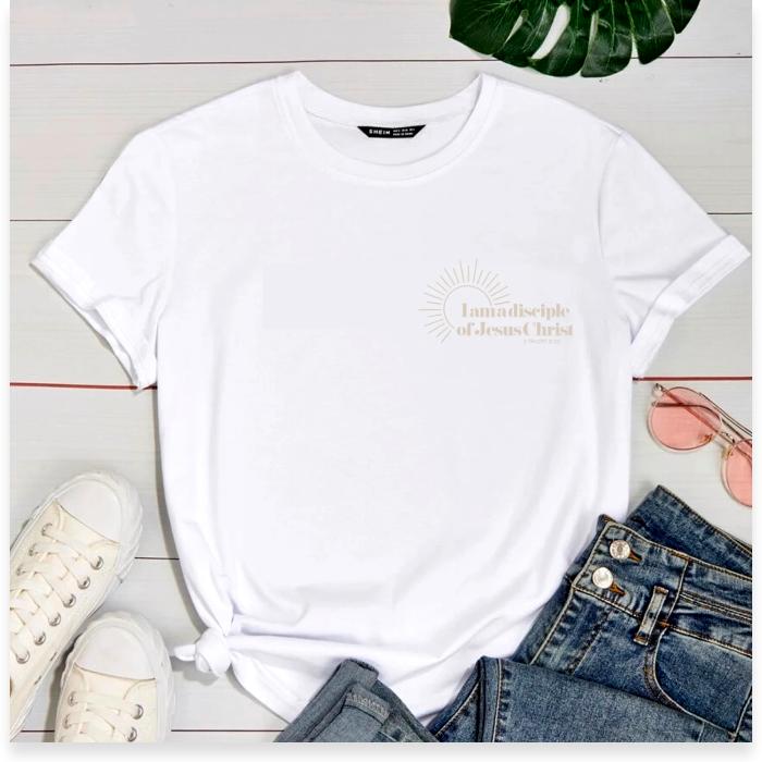 I am a Disciple of Jesus Christ, Sun Graphic Design for Girls Camp Tee’s, Digital Png Svg, Eps, 2024 LDS Youth Theme, T-shirt Sublimation