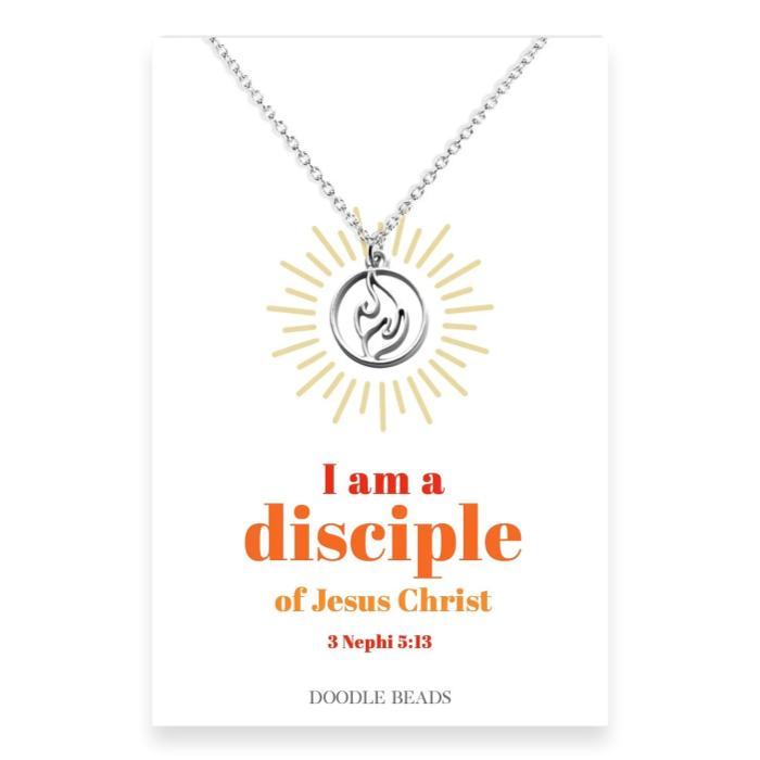 I Am A Disciple of Jesus Christ, 2024 LDS Youth Theme Logo Necklace