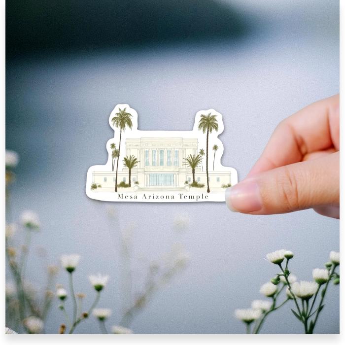 Mesa, AZ  LDS Temple Vinyl Sticker
