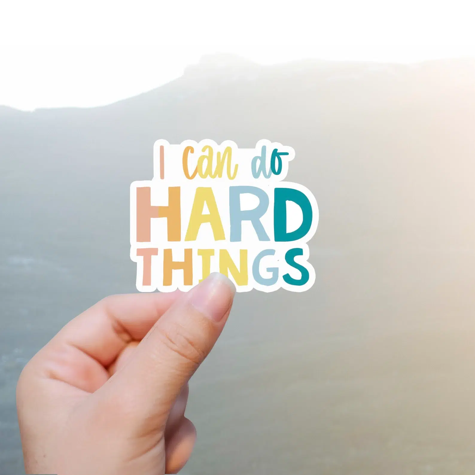I Can Do Hard Things Inspirational Sticker