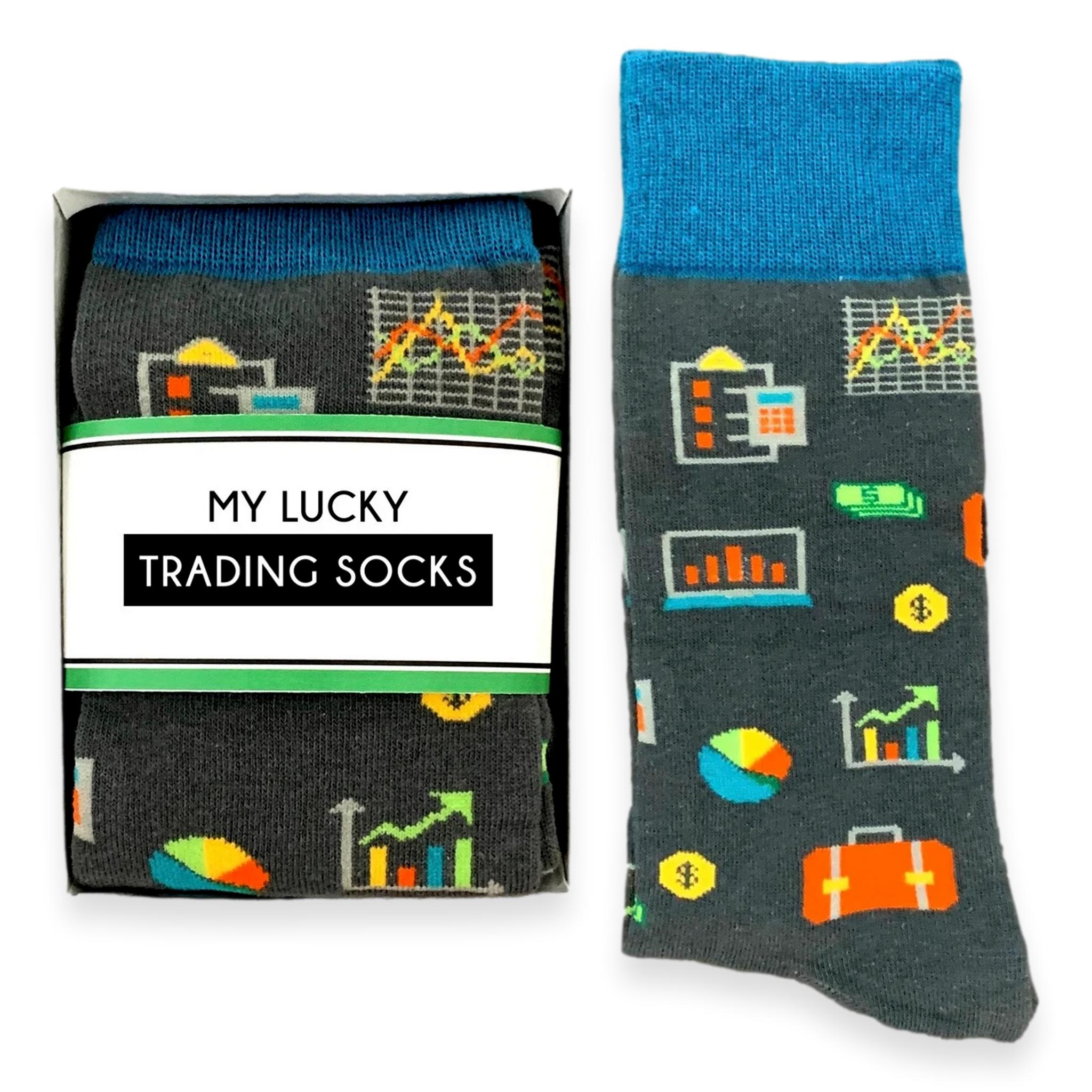 Financial Novelty Socks, Stockbroker