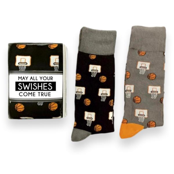 Basketball Hoop Socks, March Madness