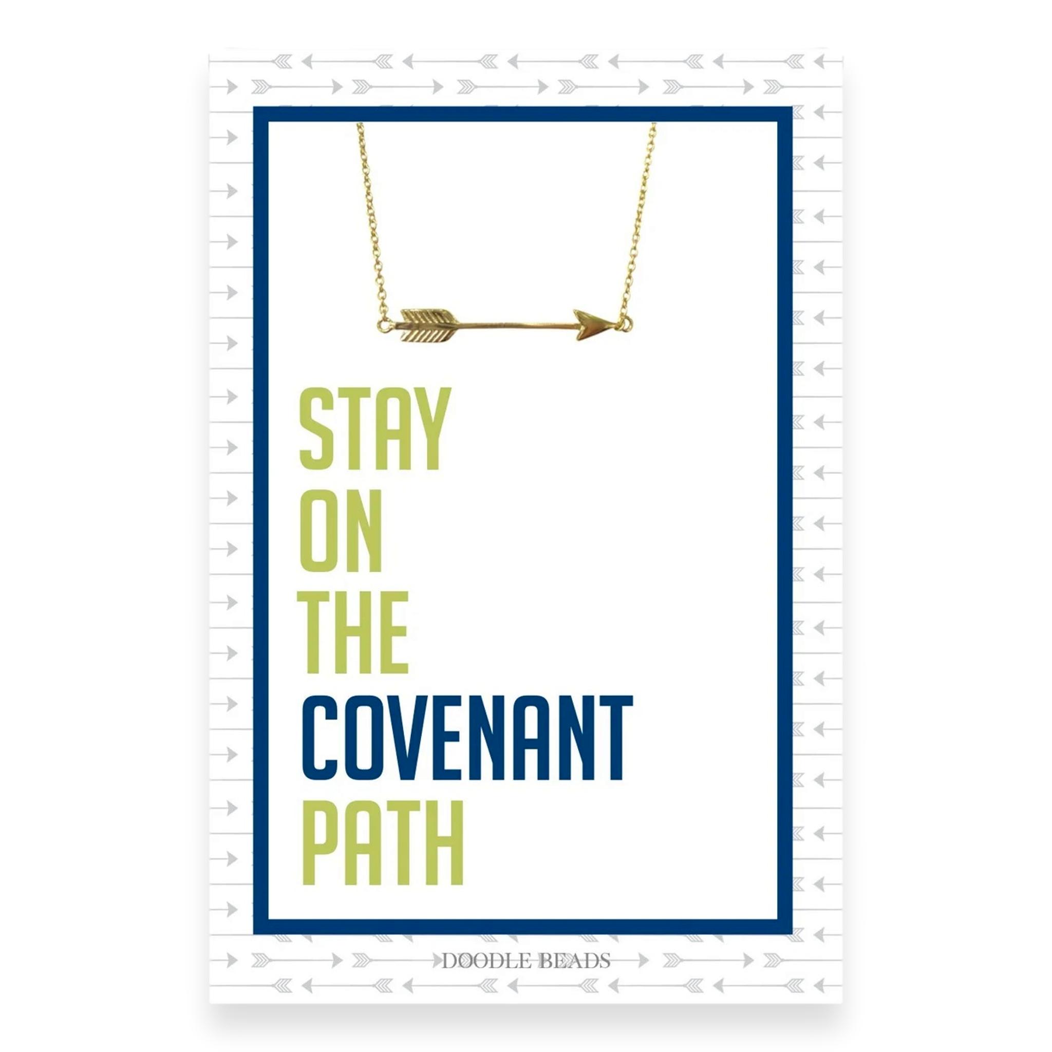 Stay On The Covenant Path, Arrow Necklace