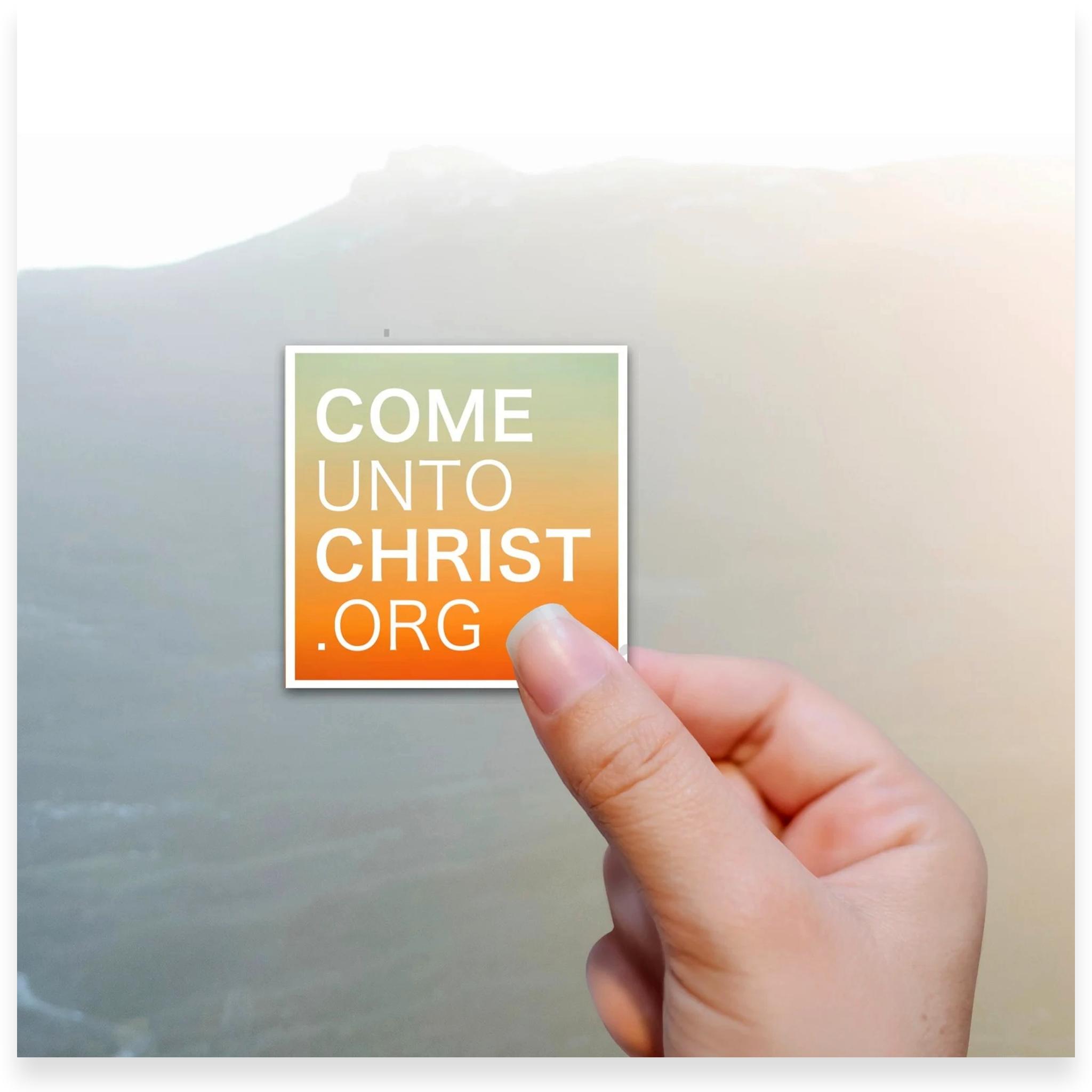 Come Unto Christ Vinyl Sticker