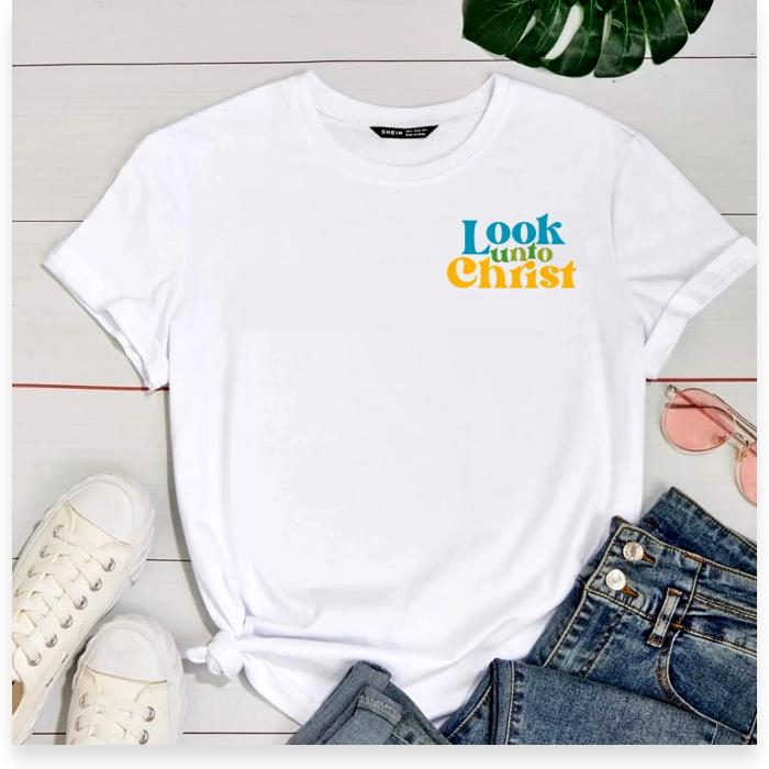 2025 LDS Youth Theme, Look Unto Christ Iron On Transfers