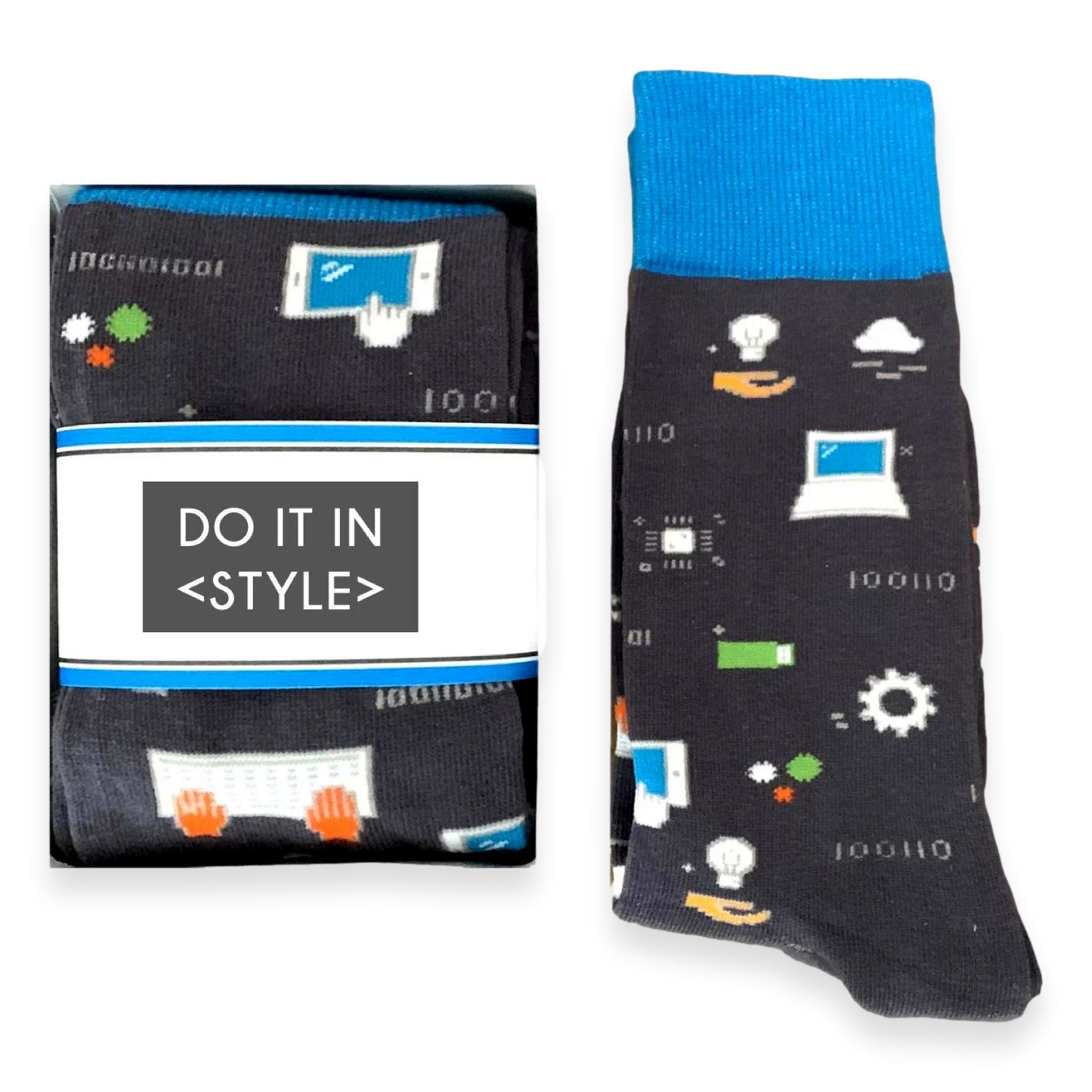 Computer Novelty Socks, Cybersecurity
