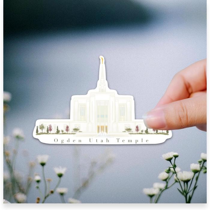 Ogden Utah LDS Temple Sticker