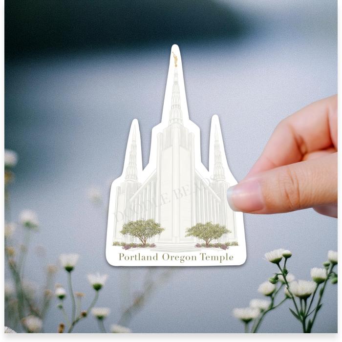 Portland Oregon Temple Sticker