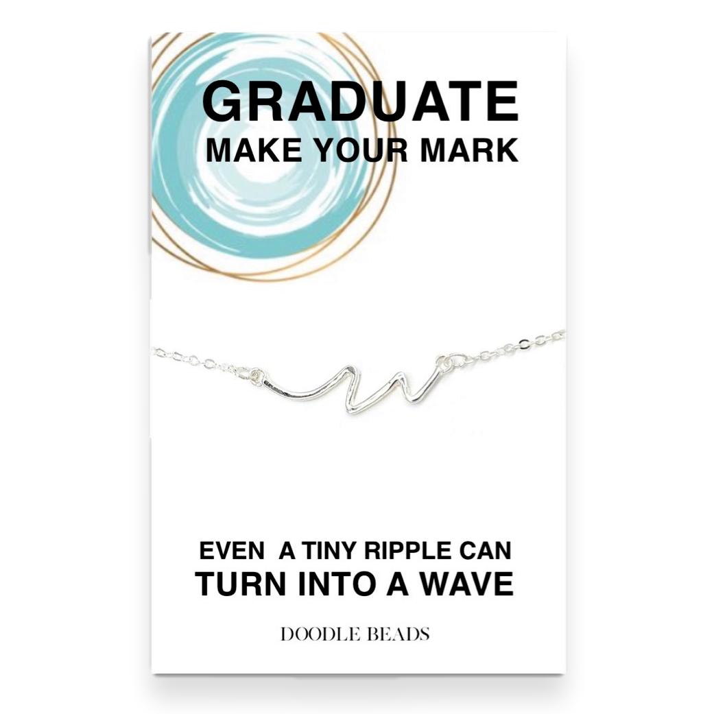 Graduate Make Your Mark, Wave Necklace