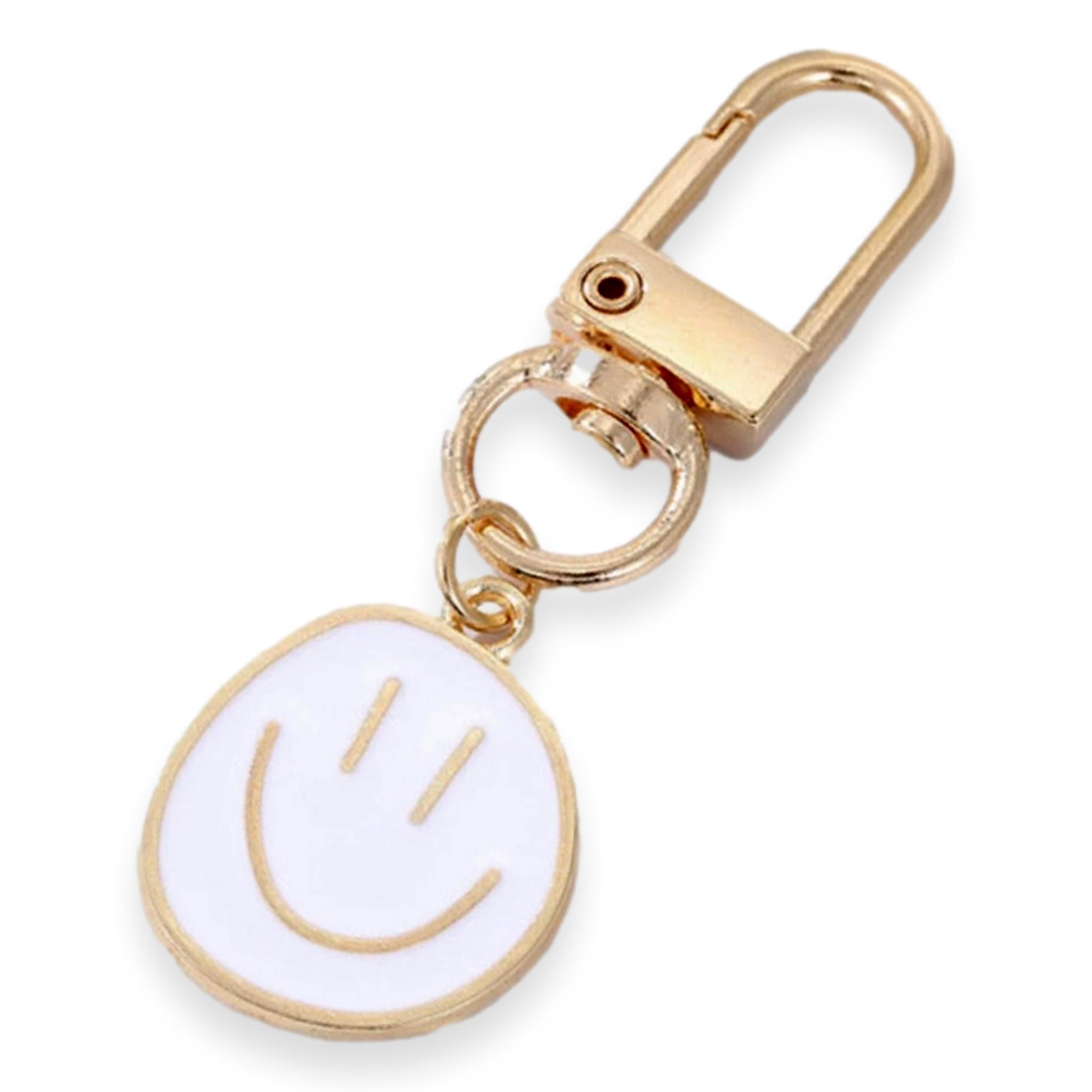 Baptism Day Smiley Face Zipper Pull