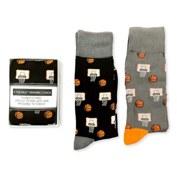 Basketball Hoop Socks For Men, Basketball Coach & Team Wraps