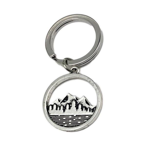 Mountain Key Ring, “No Matter How Tall The Mountain Is, It Cannot Block The Sun.�?