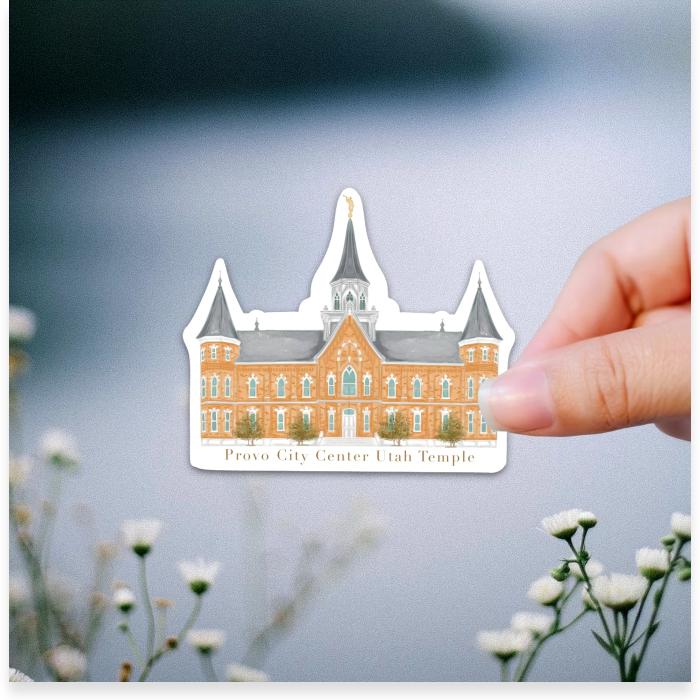 Provo City Center Utah Temple Sticker