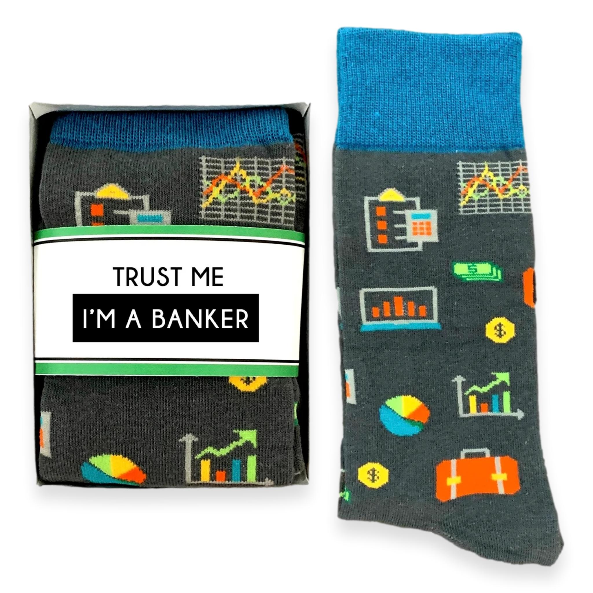 Financial Novelty Socks, Excel Spreadsheets