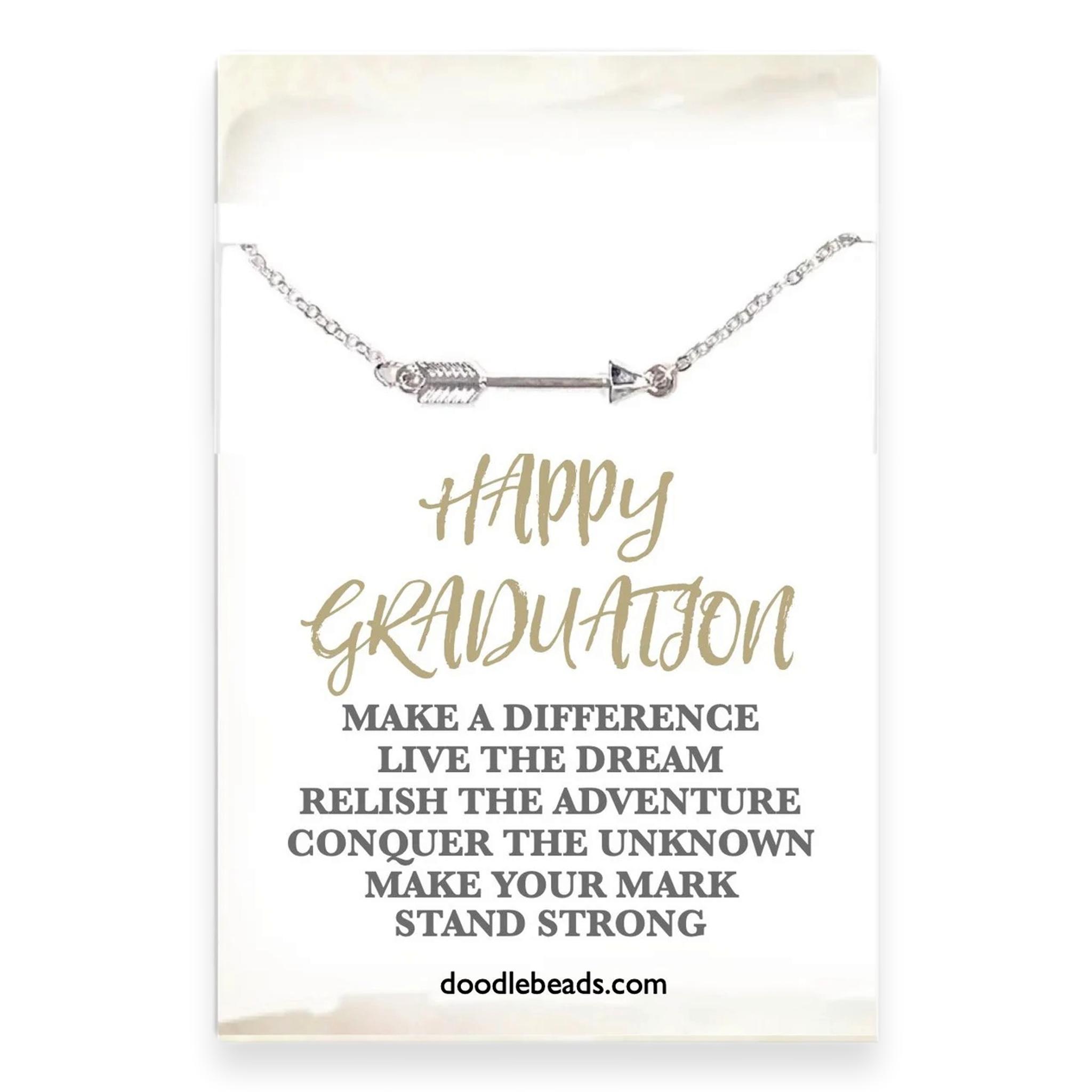 Arrow Necklace, Happy Graduation