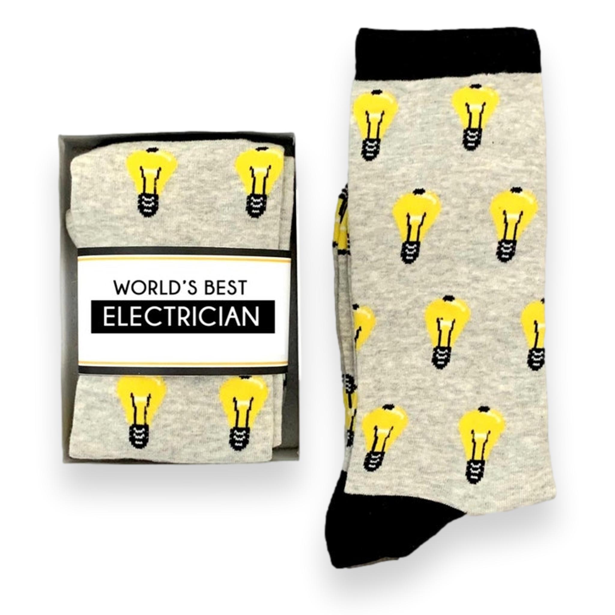 Electrician Socks, World’s Best Lineman