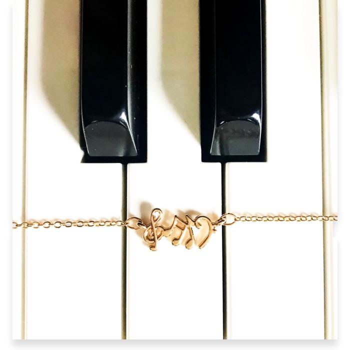 Music Notes Pendant Necklace, Music Speaks